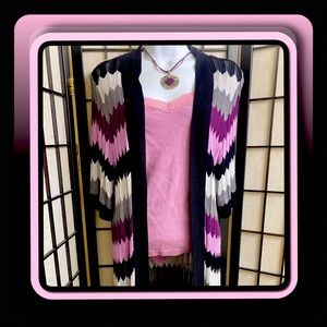 Gently Worn Croft & Borrow Chevron Print Duster